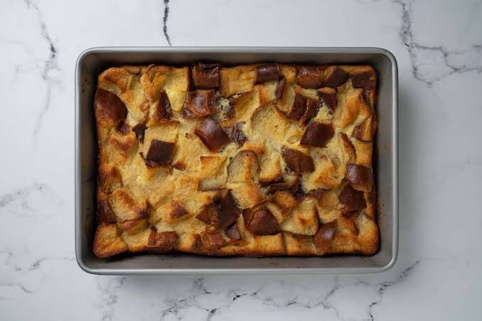 White Chocolate Bread Pudding